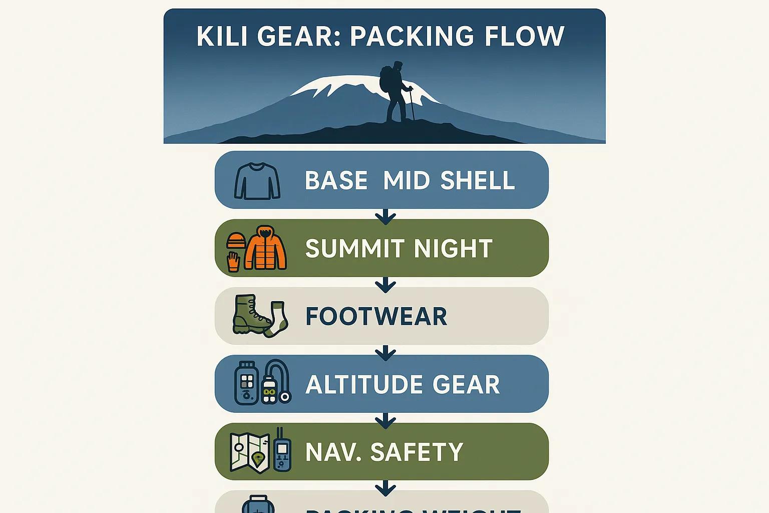 Kilimanjaro Gear List