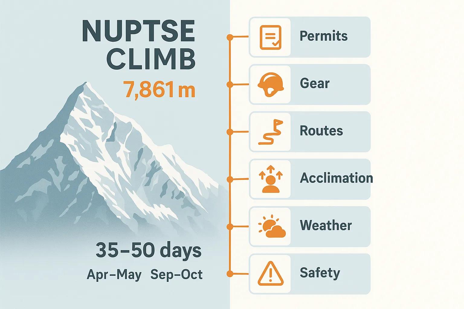 Nuptse Climb