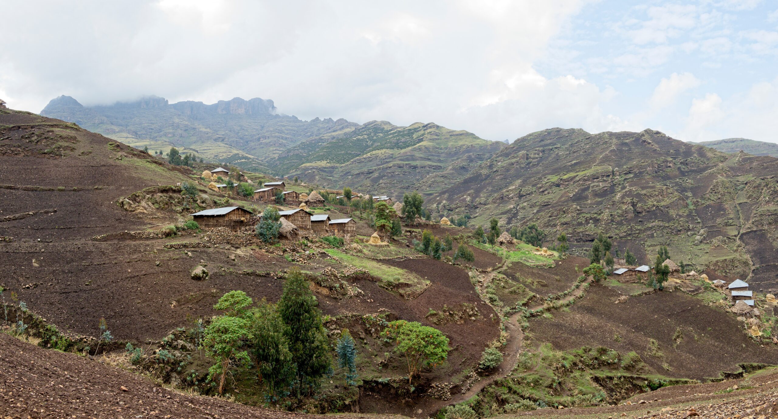 Ras Dashen & the Simien Mountains mountain landscape in Ethiopia