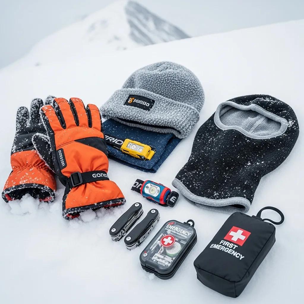 Critical cold weather accessories for Denali, highlighting safety and essential gear