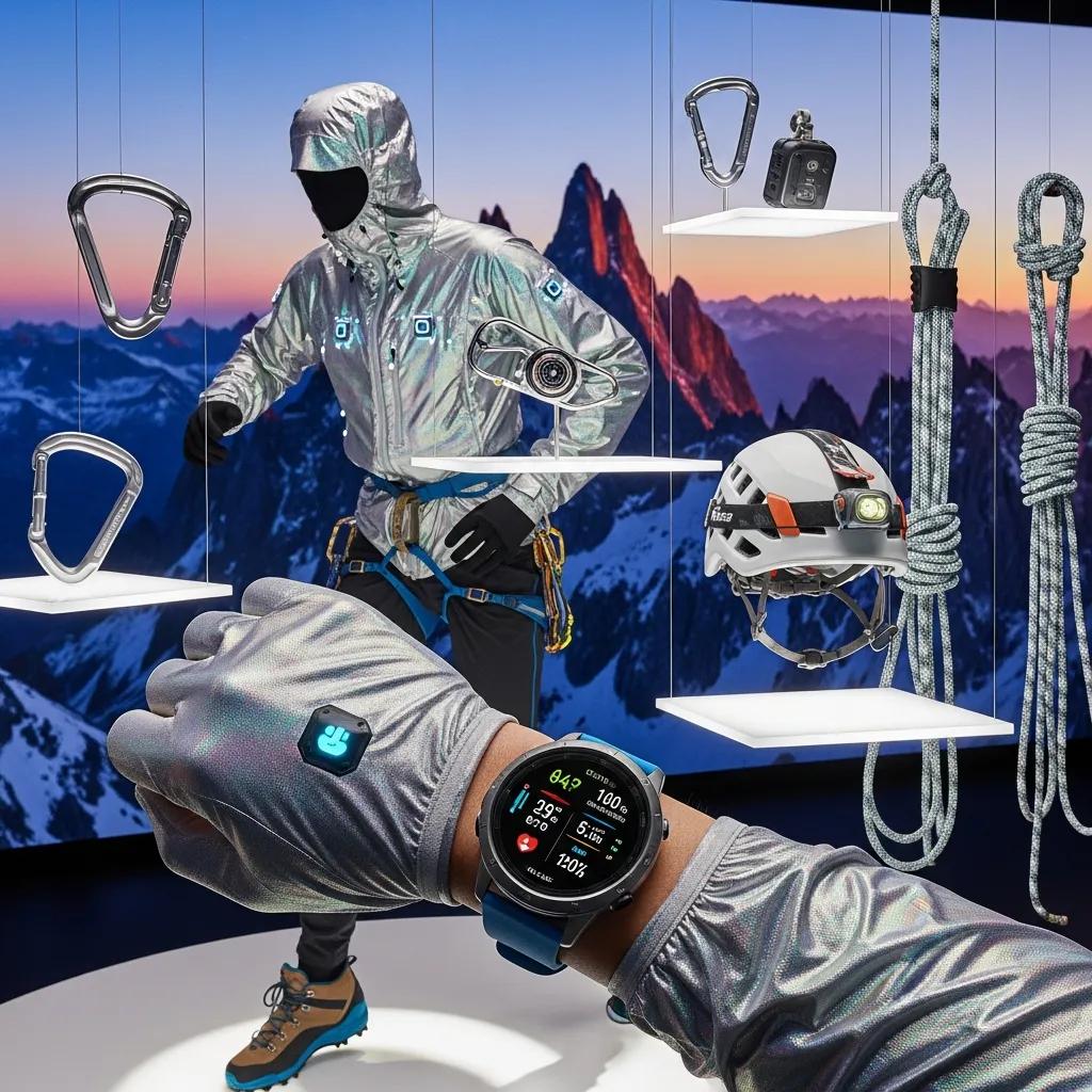 Latest climbing gear innovations with lightweight materials and smart technology