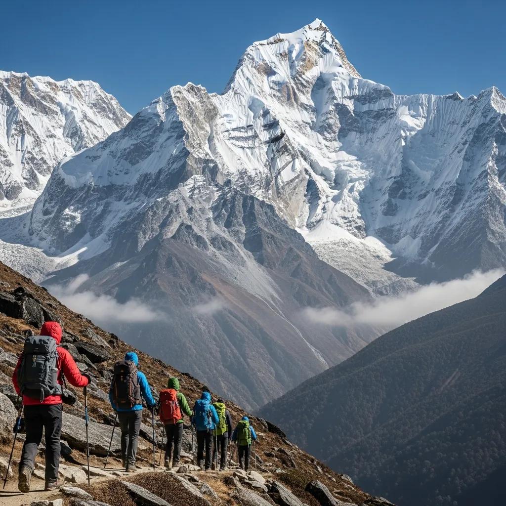 Annapurna I 8091m goddess of harvests Sanskrit tenth highest peak Earth Nepal Annapurna Himal Kaski District first 8000m peak ever climbed Maurice Herzog Louis Lachenal 1950 North Face standard route avalanche hazard Bonington South Face 1970