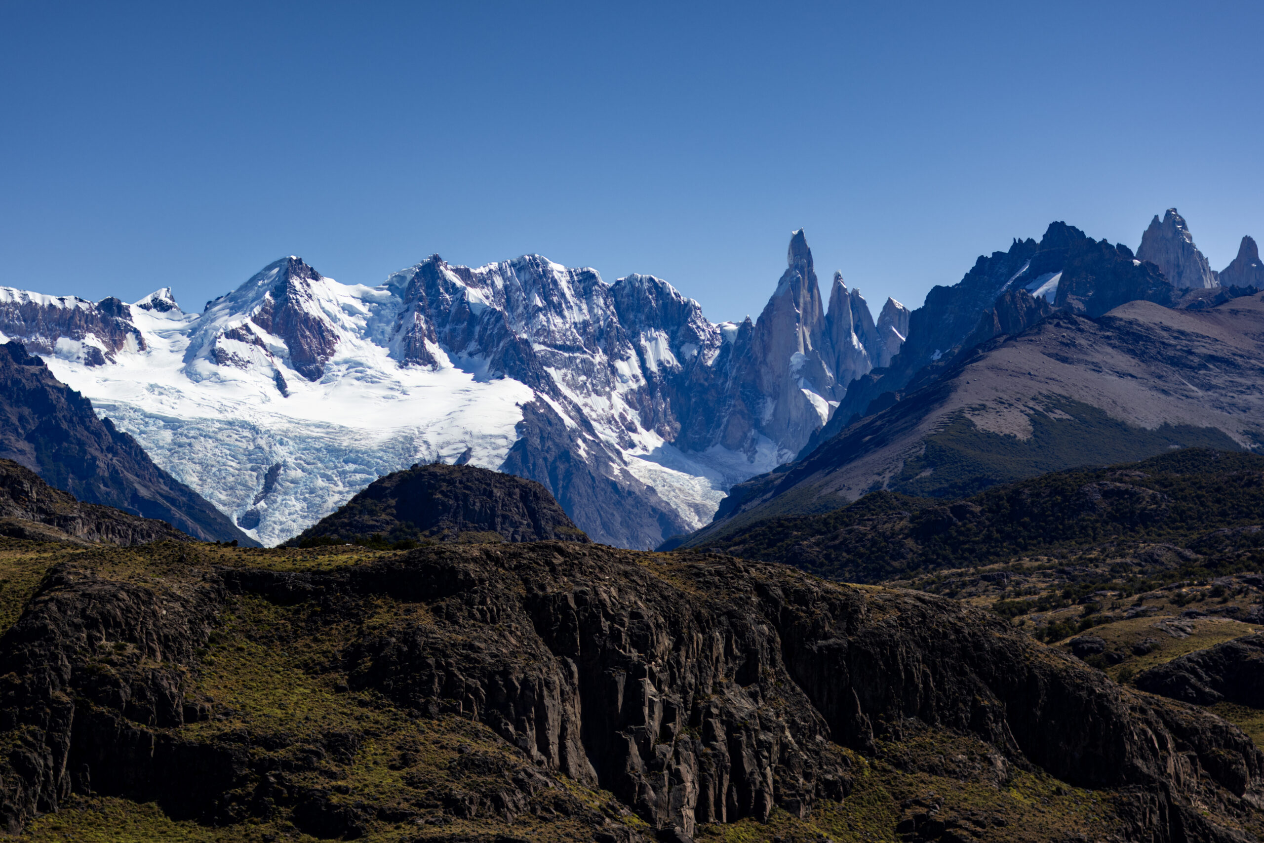 The rime-ice mushrooms and vertical granite of Cerro Torre in Patagonia