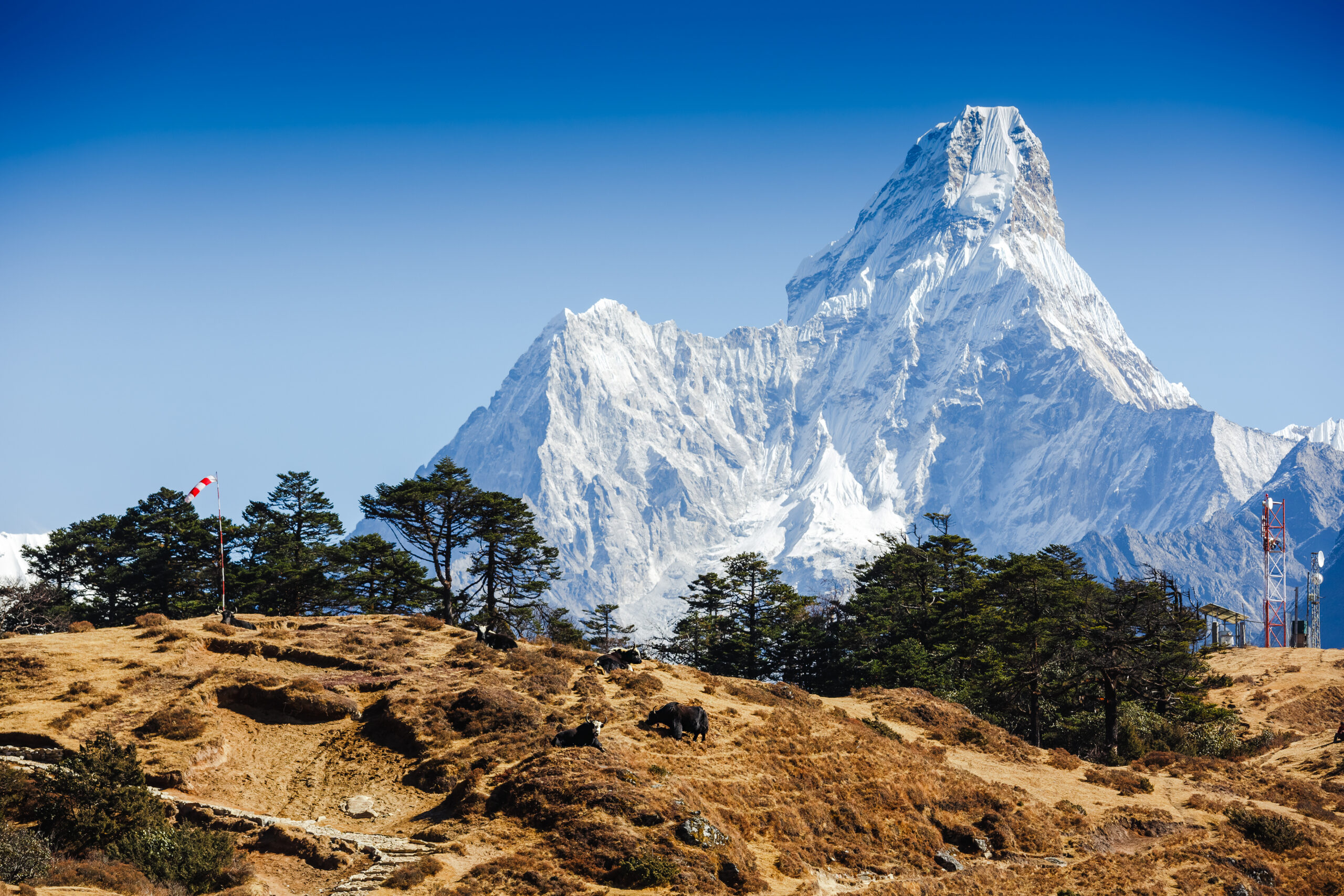 Ama Dablam, the iconic technical peak of the autumn Himalaya climbing season