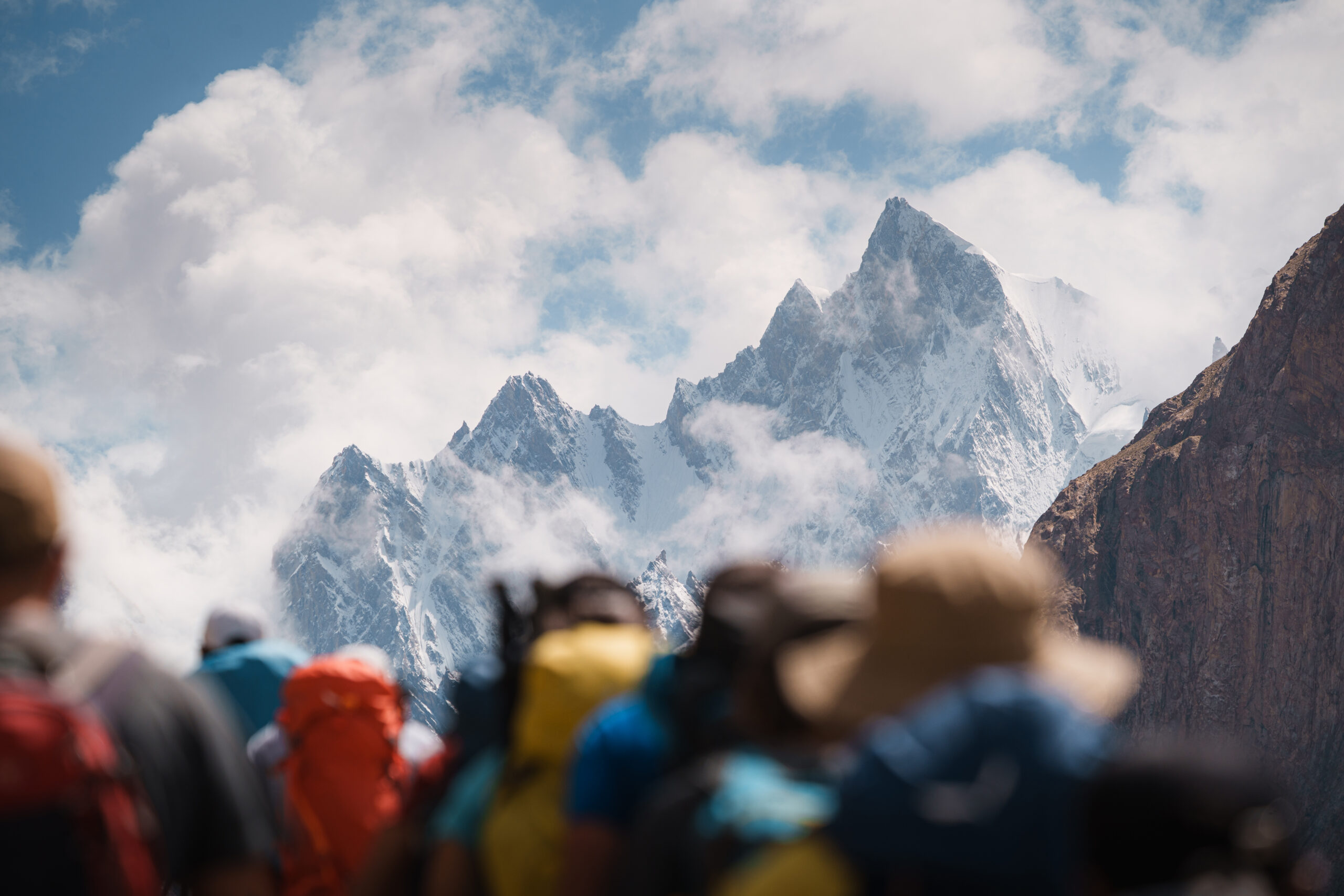 Glacier and rock peaks of the Baltoro region of the Karakoram