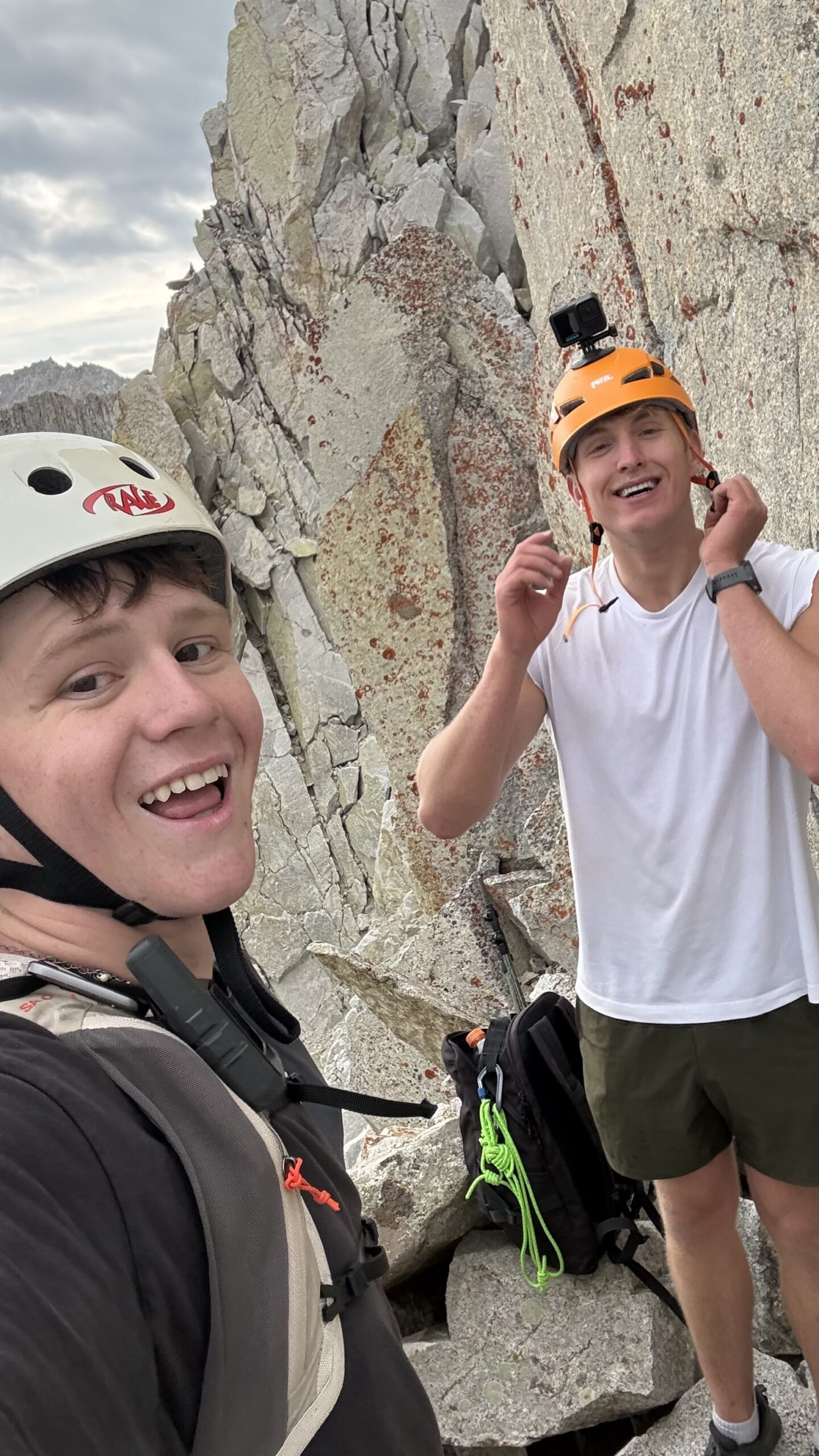 Pfeifferhorn North Ridge field photo from Sawyer Shawd and Dawson Ludlow's Utah climb